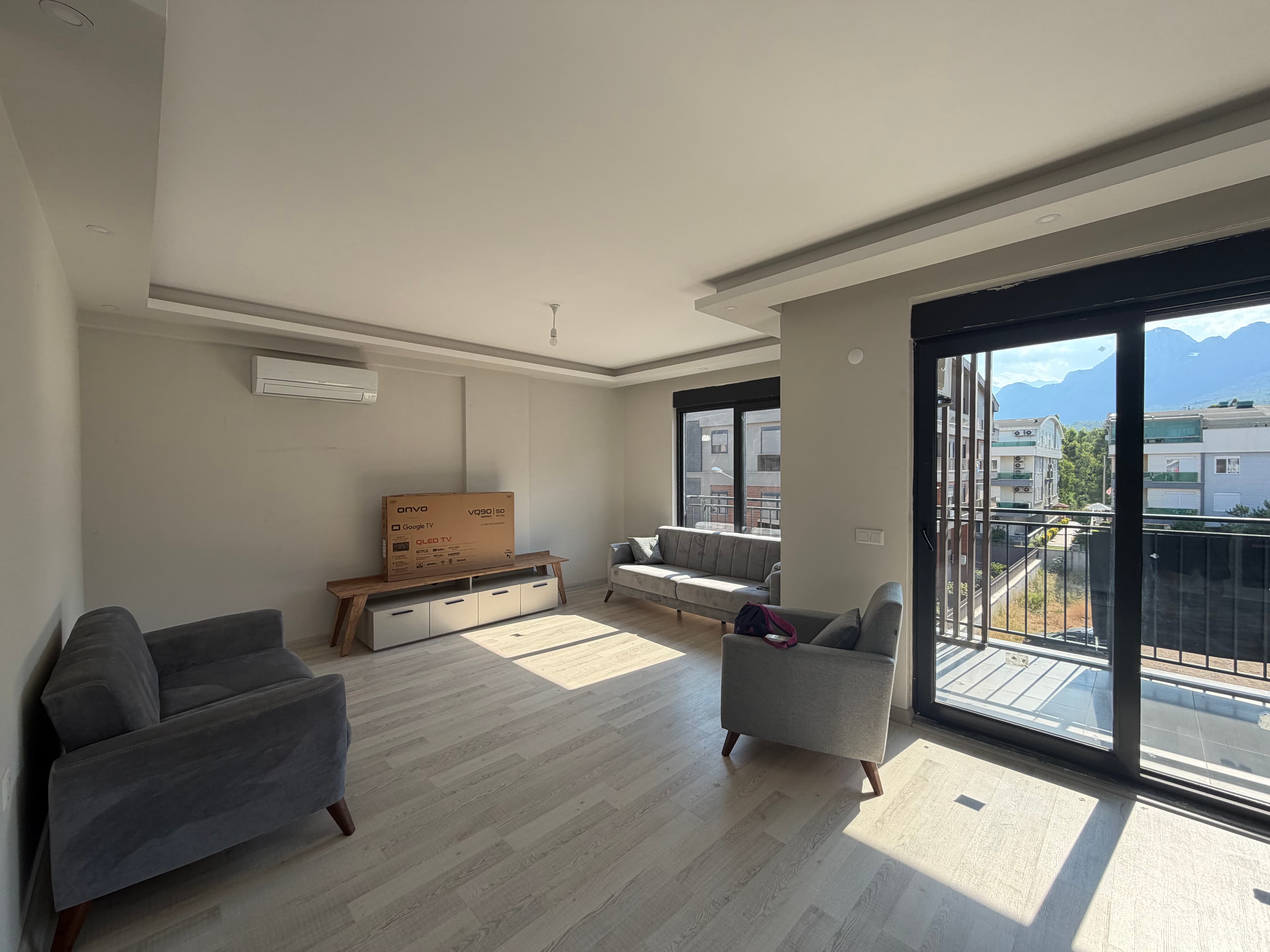 Konyaaltı Sarısu'da Yürüdü Loft'ta Dağ Manzaralı Açık & Kapalı Havuzlu Kiralık Lüks Dubleks